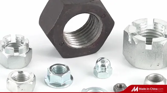 Hex Nut Hex Lock Nut Hex Nylon Lock Nuts with DIN985 Zinc Plated